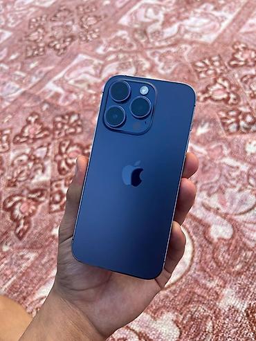 iphone 15 pro купить: IPhone 14 Pro, Б/у, 256 ГБ, Blue Titanium, Чехол, 88 % — 2