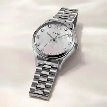 Ručni satovi: AKCIJA - TIMEX Trend TW2W85300UK - 34mm - MOP Bela Potpuno nov i — 2