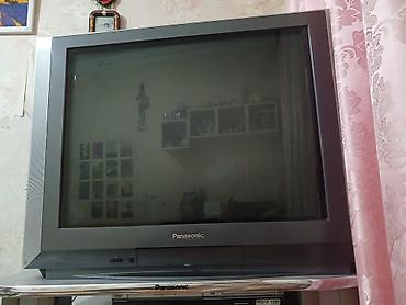 gencede televizor: Panasonic CRT televizor (işləyir) + TV stendi komplekti Məhsulun — 2