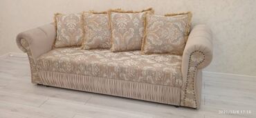 азат мебель: Диван-кровать, цвет - Бежевый, В рассрочку, Новый