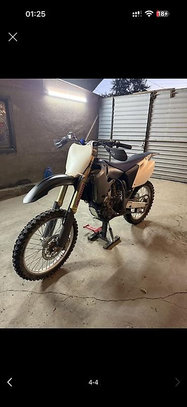 Мотоциклы: Кроссовый мотоцикл Yamaha YZ (4‑тактный, класс 450) Yamaha YZ450F — 4