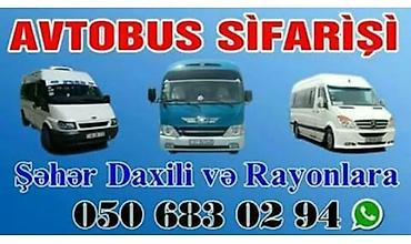 Sərnişin daşımaları: Avtobus — 1