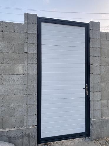 Откатные ворота: Откатные ворота из сэндвич‑панелей с автоматикой - Полотно — 16