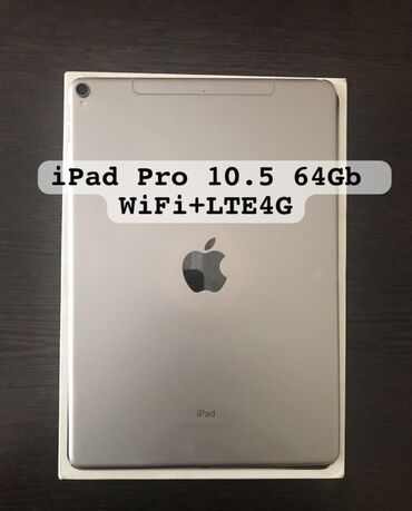 внешние накопители: Планшет, Apple, память 64 ГБ, 10" - 11", 4G (LTE), Б/у, Классический цвет - Серый