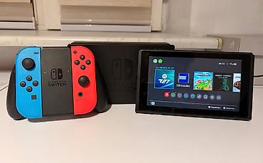 nitendo switch: 🎮 Switch V2 Stock 🔵🔴 🤩 Легендарная консоль! 💯 256гб памяти! 😇 — 1