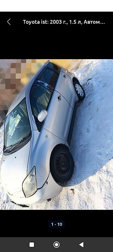 Toyota: Toyota ist: 2003 г., 1.5 л, Автомат, Бензин, Хэтчбэк — 7