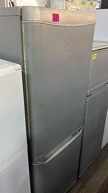 xaladelnik ev: Indesit ikiqapılı soyuducu - Rəng: metalik boz - Yuxarıda soyuducu — 1