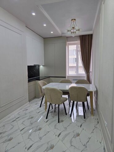недвижимость в карабалта 3комнатная квартира: 4 бөлмө, 98 кв. м, Элитка, 8 кабат, Дизайнердик ремонт