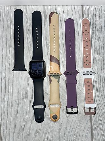 apple series 3: Apple Watch Series 3, 38 мм - Корпус: алюминий Space Gray - Ремешок — 9