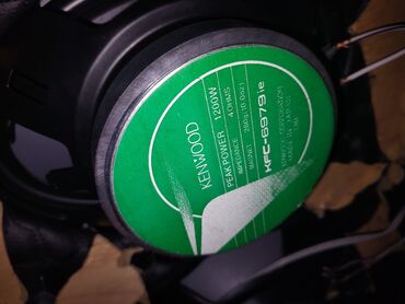 Dinamiklər və sabvuferlər: Kenwood avtomobil audio dəsti - Gücləndirici: Kenwood KAC-M525 — 8