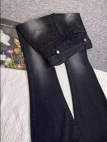 lining 38: Джинсы, Клеш, Высокая талия, S — 3