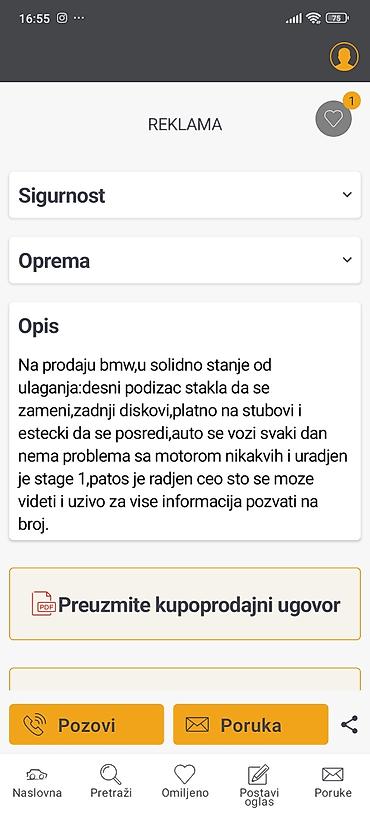 BMW: BMW Serija 3 E46 limuzina, srebrna boja. - Karoserija: 4-vrata — 13