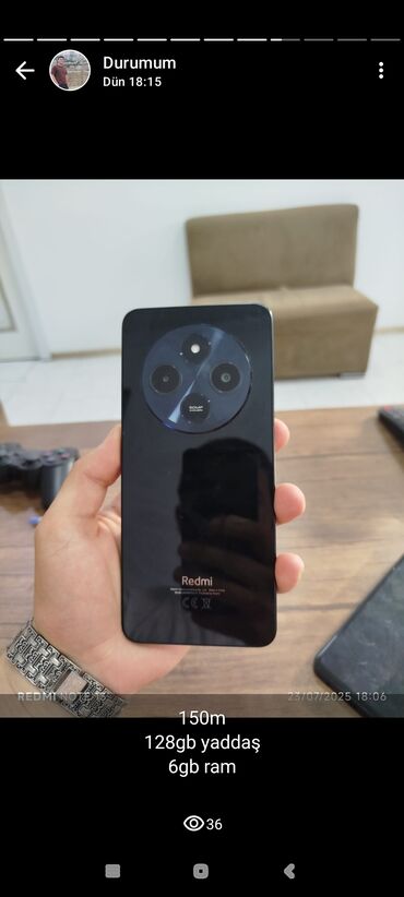 redmi 3 s: Redmi Note 13, 128 GB, rəng - Qara
