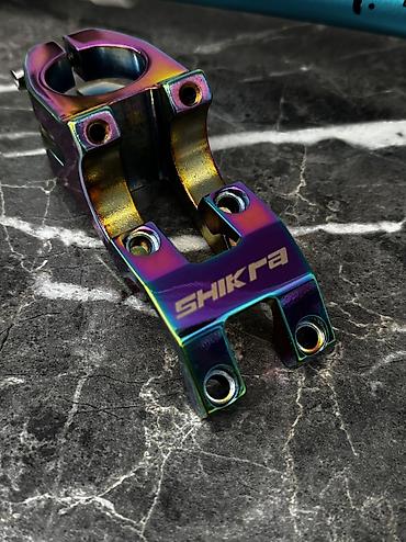 Velosiped ehtiyyat hissələri: TEMUDAN UCUZ!! İŞLƏNMƏMİŞ!!! Gidon Mavi WAKE-22 Azn Gidon boğazı — 6