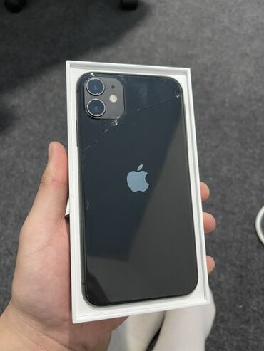 iphone11 телефон: IPhone 11, 128 ГБ, Черный, Коробка