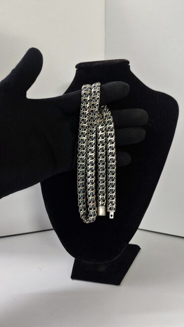 Серебряные цепочки: Массивная Серебряная цепь "Рамзес" 132 гр 55 см Ручная работа — 6