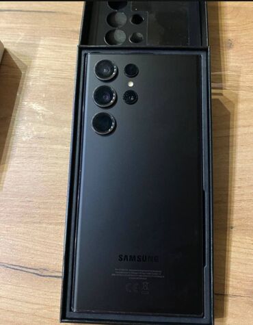 телефон nokia: Samsung Galaxy S23 Ultra, Б/у, 256 ГБ, цвет - Черный, 2 SIM