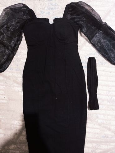 вечернее чёрное платье: Кече көйнөгү