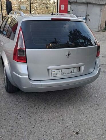 bankda olan masinlar odenissiz ancaq ayliq: Renault Megane: 1.5 l | 2007 il 3850 km Universal