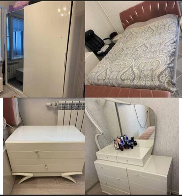 Masalar və oturacaqlar: İkinəfərlik çarpayı, Dolab, Termo, İşlənmiş