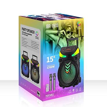 aux: МОЩНАЯ КАРАОКЕ СИСТЕМА С ВЫДВИЖНОЙ РУЧКОЙ ДЛЯ ВЕЧЕРИНОК-JBR-1503 с — 2