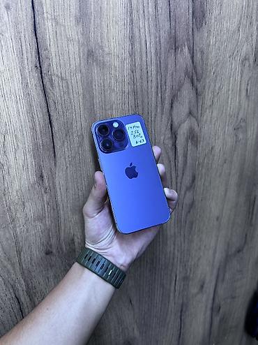 iphone d: IPhone 14 Pro, Б/у, 256 ГБ, Deep Purple, 80 % — 2