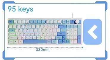 wireless mouse: Клавиатура, Механическая, Проводное подключение, Размер: 100% — 10