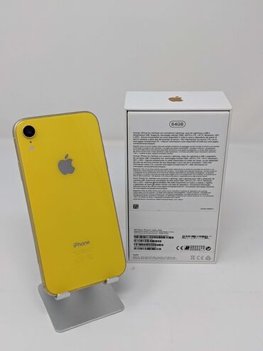 iphone xr qiymeti world telecom: IPhone Xr, 64 GB, Sarı, Face ID