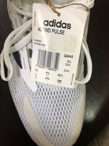 izi krasofkalar: • Original Adidas 4dfwd Unisex (Kişi/Qadın). Ölçüsü 41-42. Mənə