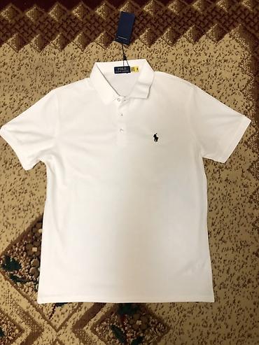 очки унисекс: Мужская футболка, M, L, Polo Ralph Lauren, Новый, цвет - Белый — 1
