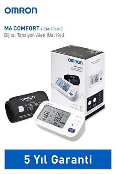 Tonometrlər: Omron M6 Comfort
təzyiq ölçən tonometr