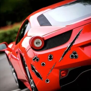 Tuning oprema: Nalepnice za auto rupe i ogrebotine od metaka
Cena:1000din/1 tabla — 4