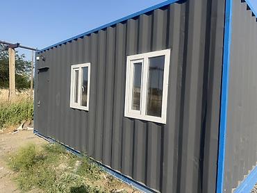 konteyner ev qiymetleri: Metal karkaslı, konteyner tipli modul otaq - Xarici örtük: dalğalı — 1