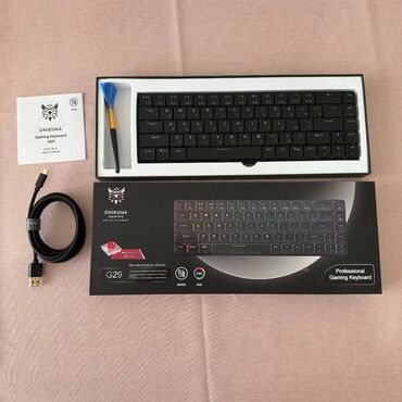 коробка от ноутбука: Продам механическую игровую клавиатуру ONIKUMA GAMING. Проводная