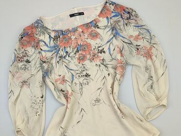 czarna długa sukienki z rozcięciem: Blouse, Oasis, S (EU 36), condition - Perfect