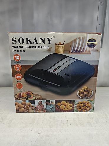 листы для духовок: Электропечь для печенья «орешки» SOKANY SK-08068 - Мощность: 750 Вт - — 2