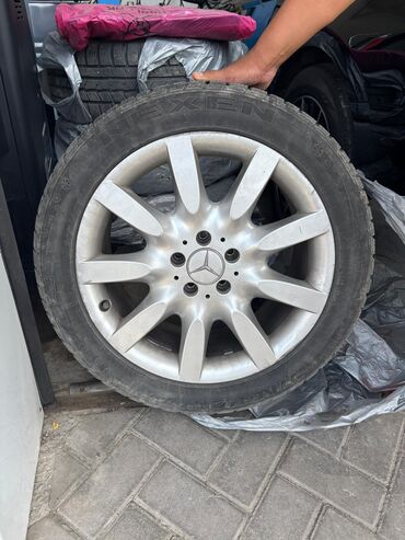 corolla runx: Дөңгөлөктөр монтажда 255 / 55 / R 18, Кыш, Колдонулган, Комплект, Жеңил унаалар, Куйма, тешиктери - 5