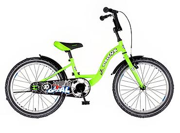 hummel patike: Bicikl kids Visitor Goal 20" 10" V-brake + kontra (115–135 cm) – neon — 1