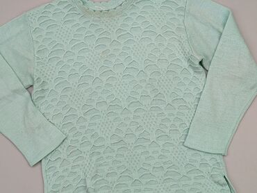 bluzki turkusowa damskie: Sweter, M, stan - Dobry