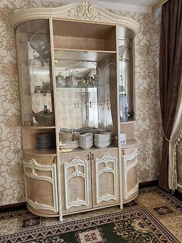 реставрация шкаф: Гарнитур для зала, Б/у, Шкаф, Самовывоз, цвет - Бежевый — 3