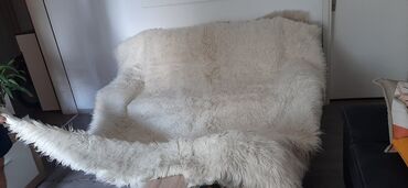 rastegljivi prekrivaci za garniture: For three-seater sofa, color - White