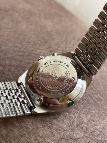 Qol saatları: İşlənmiş, Qol saatı, Orient, rəng - Qızılı — 8