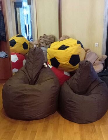 Pufiklər: Yeni, Pufik-kreslo, Parça, Kredit yoxdur, Çatdırılma yoxdur — 12