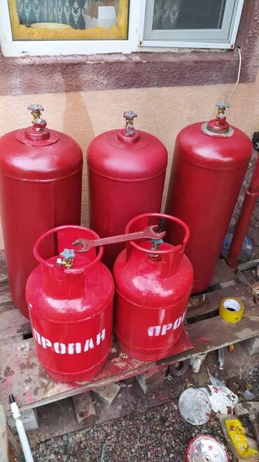 кухонный набор бу: Газ балоны бу 27л покрашенные с новыми вентилями проверены на газовой