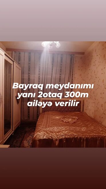 gence seheri kiraye ev: Bayraq meydanın uanı ailəyə lirayə berilir 300m