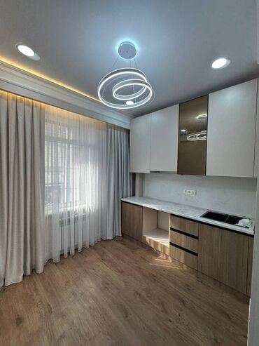 готовые квартиры от застройщика бишкек: 1 комната, 40 м², Элитка, 6 этаж, Дизайнерский ремонт