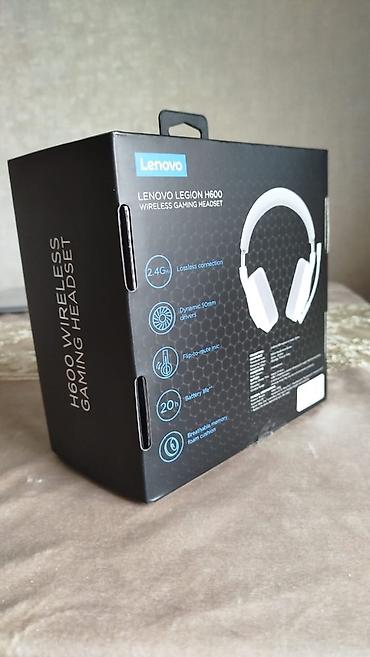 gaming notebok: Yeni Simsiz (Bluetooth) Qulaqcıqlar, Lenovo, rəng - Ağ — 2
