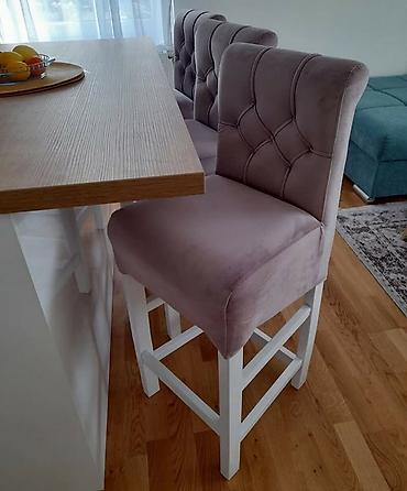 Stolice: Barske stolice sa naslonom – ručni rad - Tip: visoke barske stolice — 13