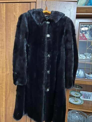 Шубы: Шуба, Норка, По колено, XL — 9