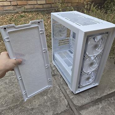 интернет клуб: Корпус mAtx Formula White 4fan argb, цвет меняет с кнопки, type c — 3